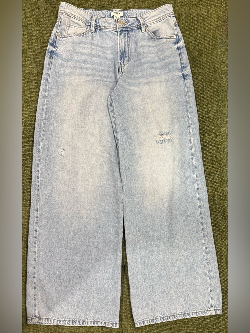 Roxy Wide Leg Women’s Jeans Size 7 Small - Picture 2 of 10